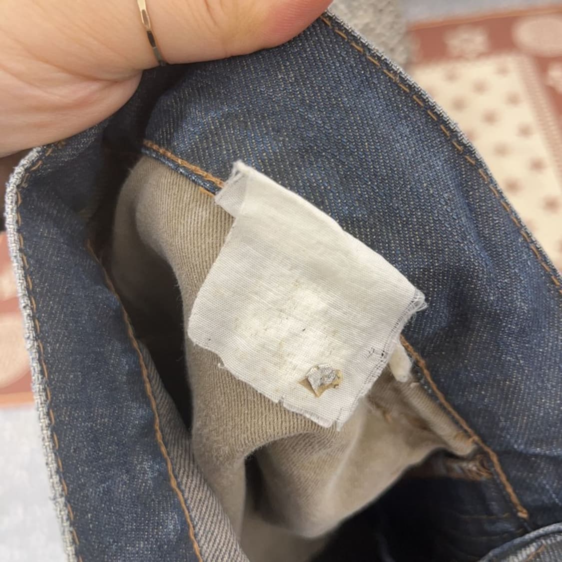 캘빈클라인 올드스쿨 빈티지 세미 와이드 데님팬츠 33인치 C09217 상품이미지6