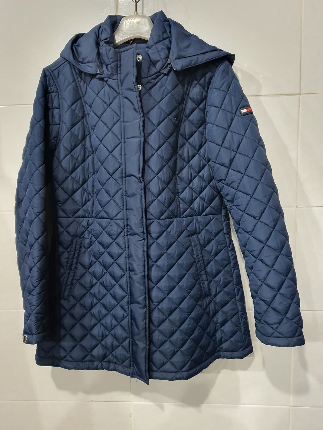 타미힐피거 퀼팅 후드 자켓 상품이미지1