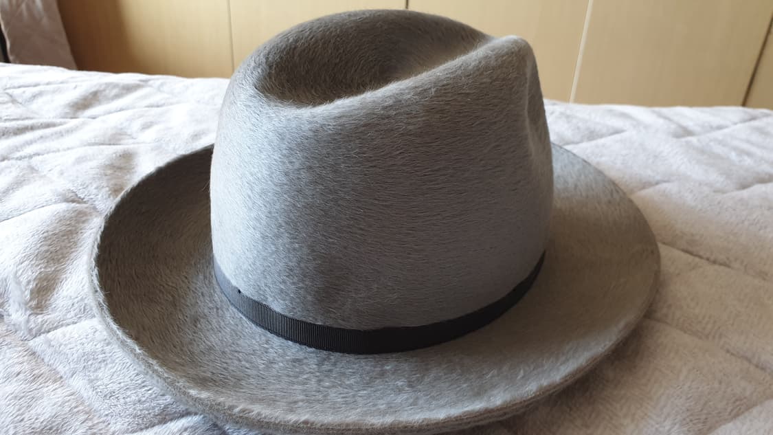 Guerra 1855 그레이 페도라 59 Large 상품이미지4