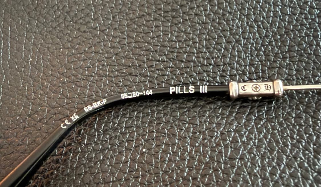 크롬하츠 필스3 샤이닝 실버 안경 상품이미지9