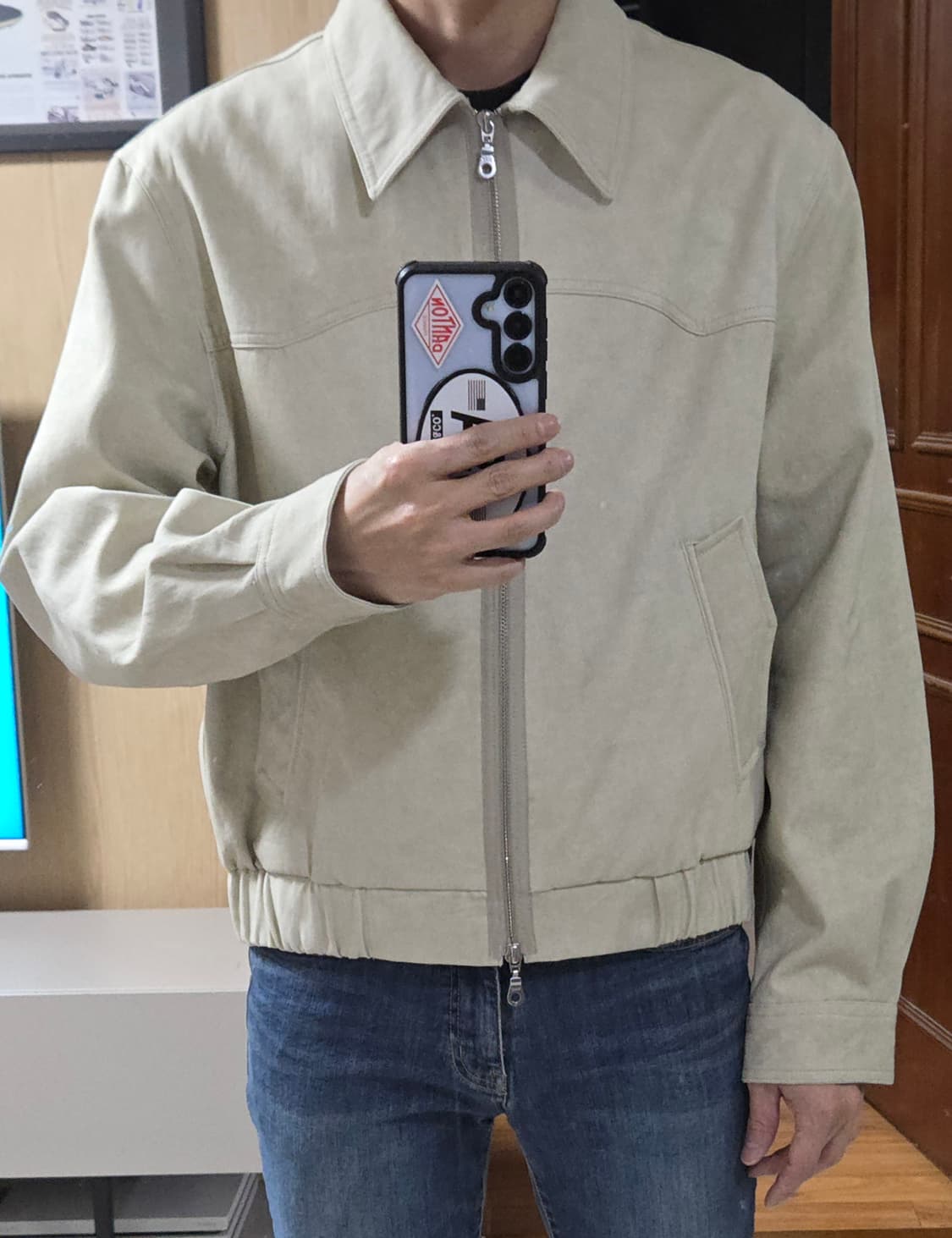 (착샷) 쿠어 웨스턴 오픈 업 집 점퍼 coor 상품이미지8