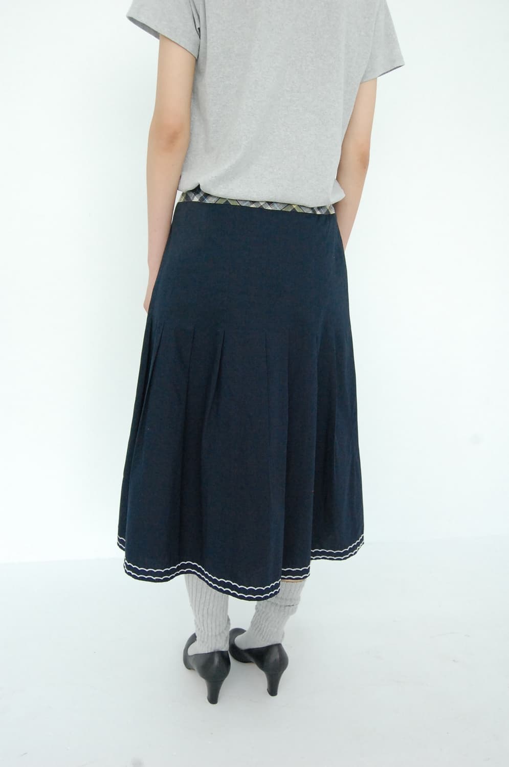 Decoy collection check point skirt 상품이미지5