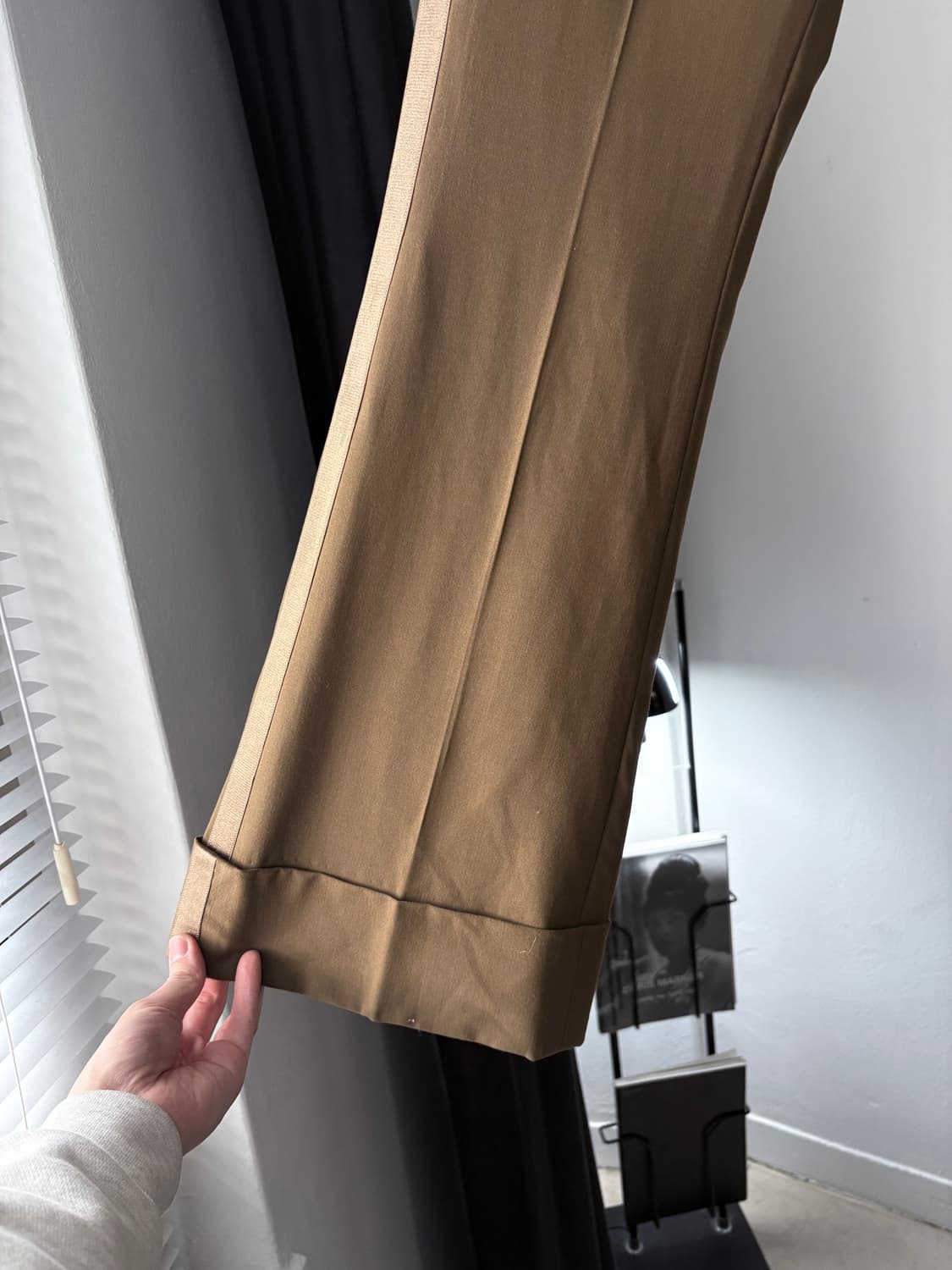 PRIDE internatinal 사이드라인 부츠컷 울 팬츠 상품이미지4