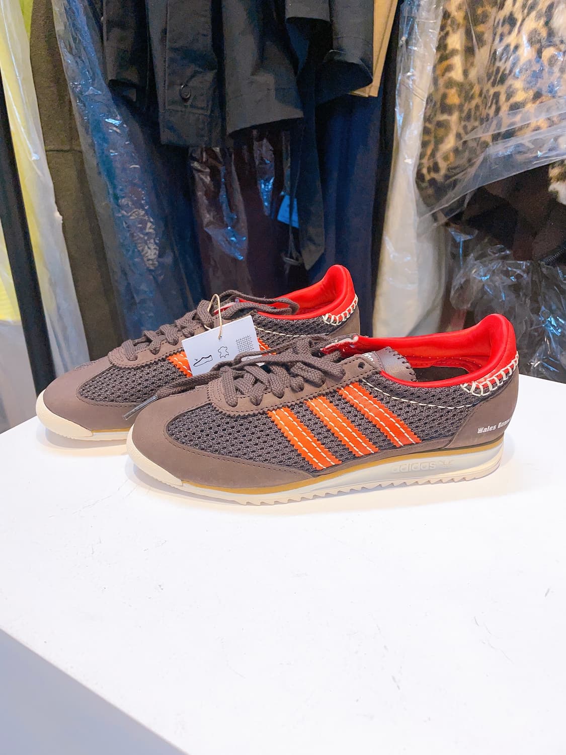 (정품/새상품) 아디다스 웨일스 공용 보너 니트 브라운 스니커즈 상품이미지2