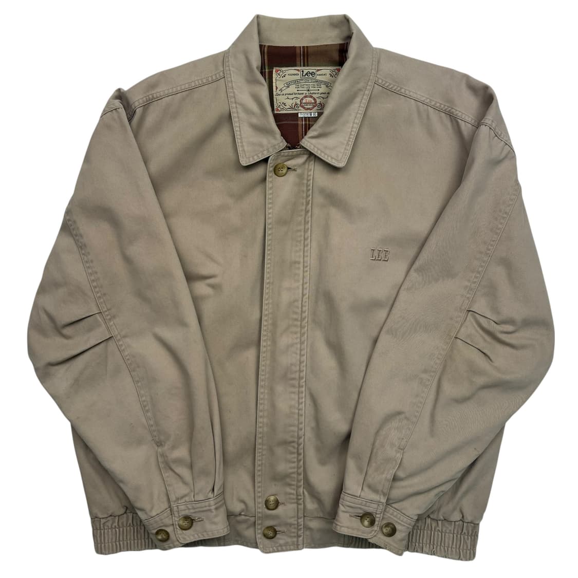 90s Lee 빈티지 베이지 블루종 자켓 M 상품이미지1