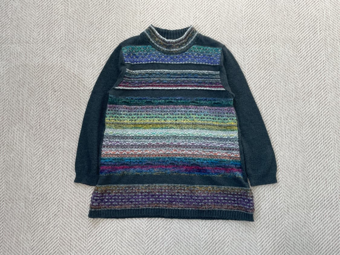빈티지 멀티컬러 니트  J04122 상품이미지1