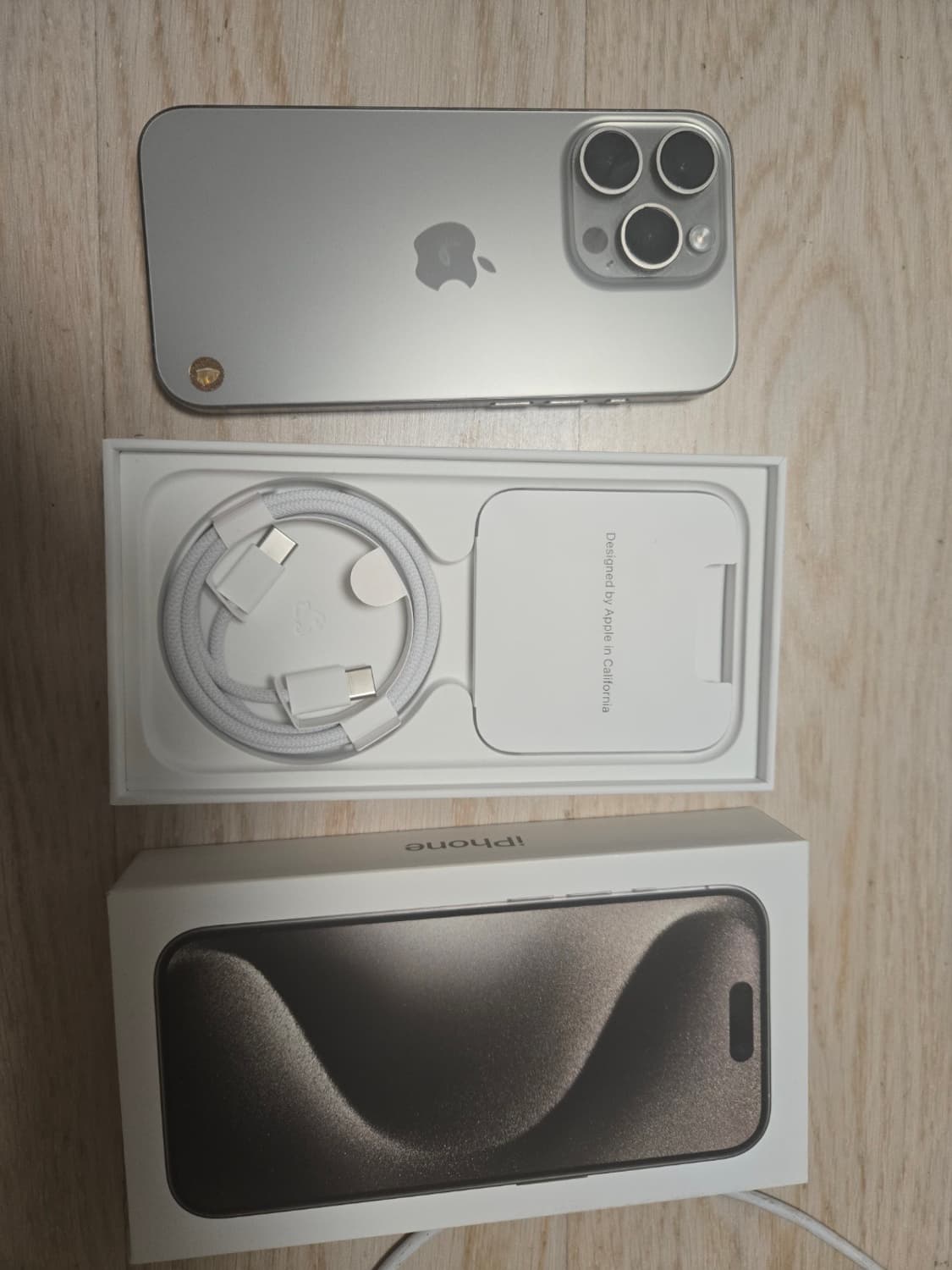 아이폰 15pro 128GB 내츄럴그레이 상품이미지1