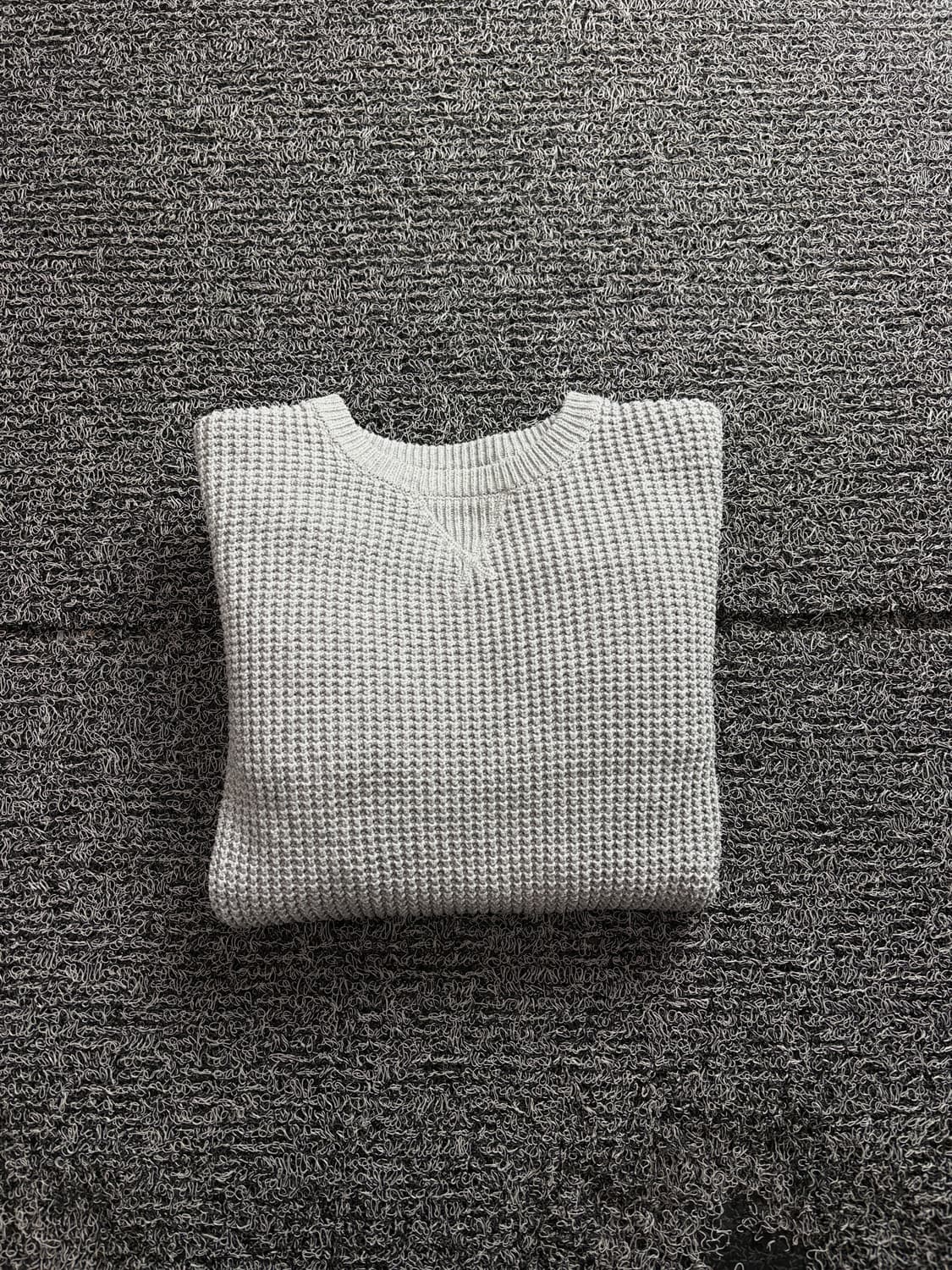 빔즈 재팬 오버핏 크루넥 니트 그레이 3139 상품이미지1