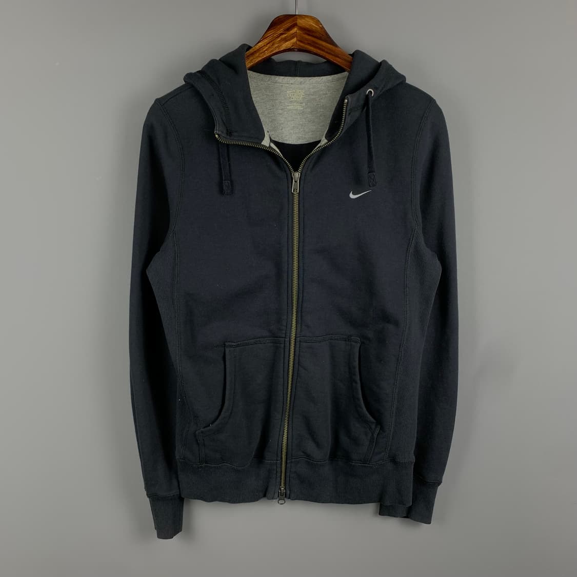 00s 나이키 스우시 블랙 후드집업 상품이미지2