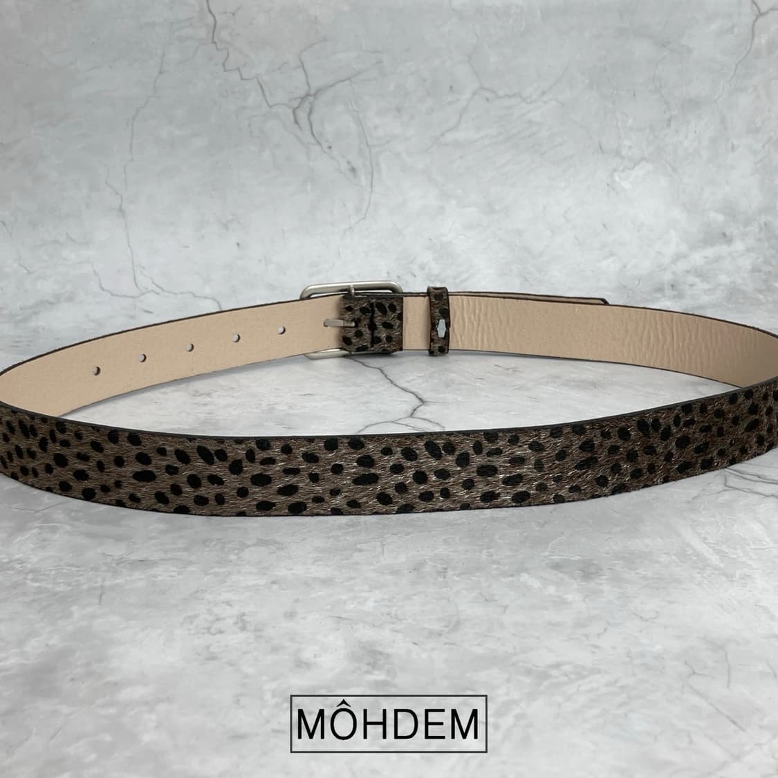 [Unisex] 블랙팬서 송치털 벨트 호피 레오파드 상품이미지9