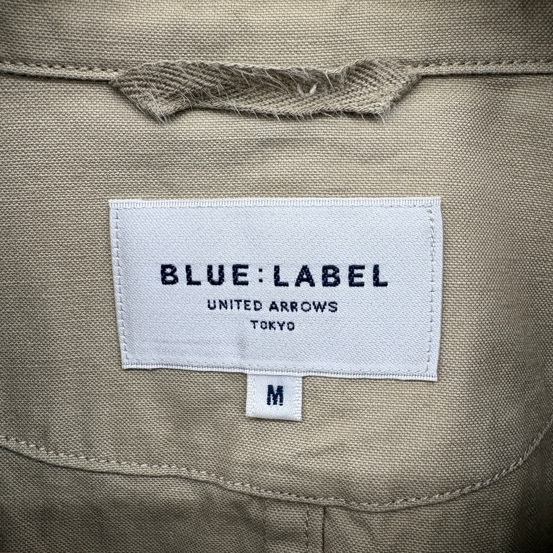 유니이티드에로우 블루레이블 카키색 면 자켓 남성M 상품이미지3