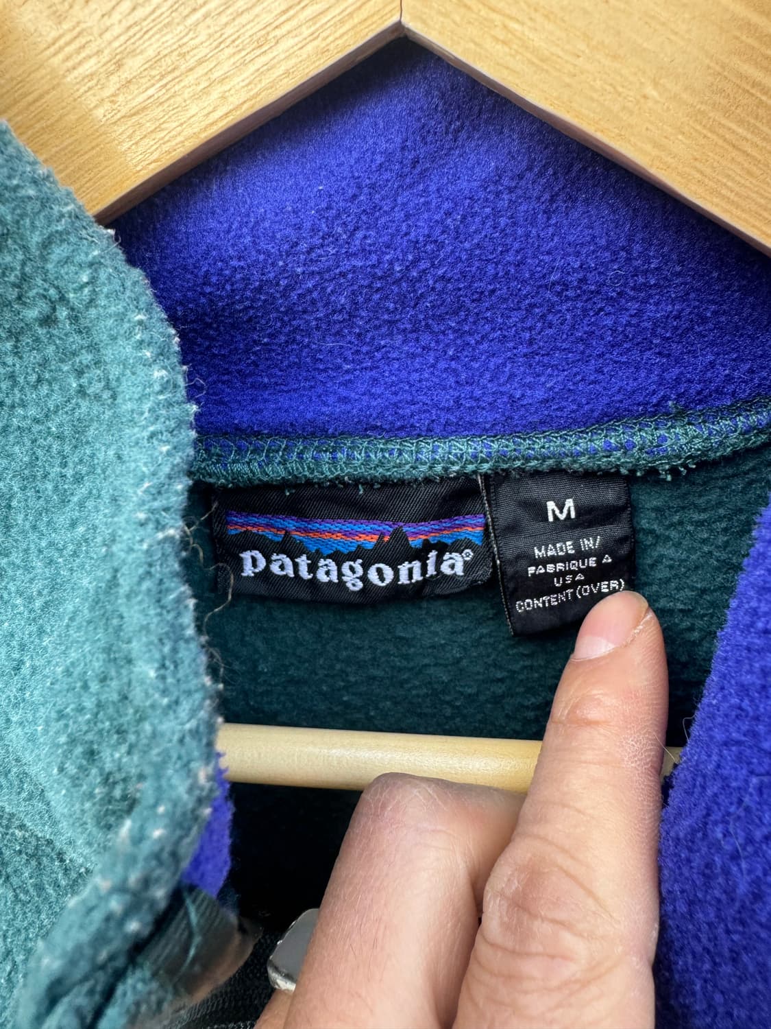90s 파타고니아 usa 빈티지 신칠라 풀오버 플리스 후리스 자켓 상품이미지5