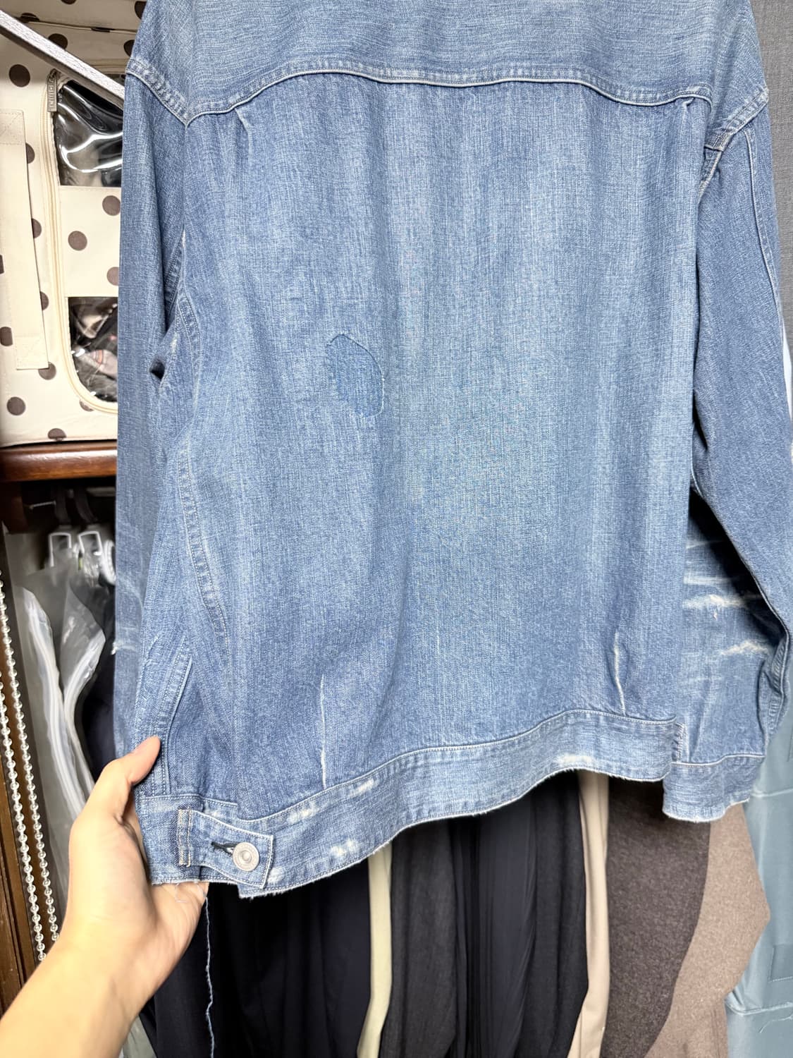 올드조 스카페이스 데님자켓 상품이미지8