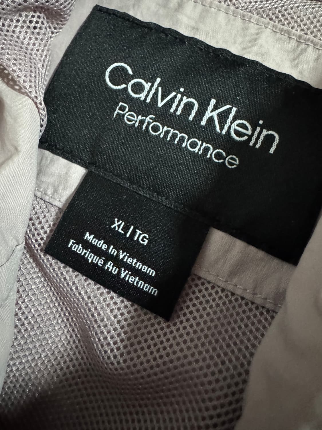 여성 캘빈클라인 CK 23년도 바람막이 자켓 XL 로즈 핑크 상품이미지3