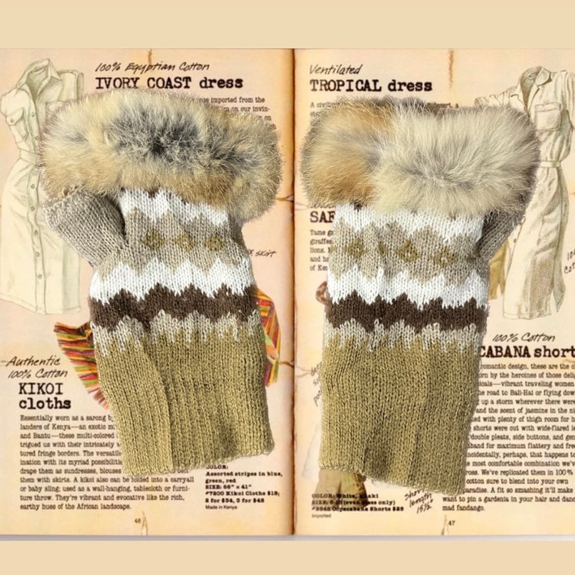 FUR glove 상품이미지1