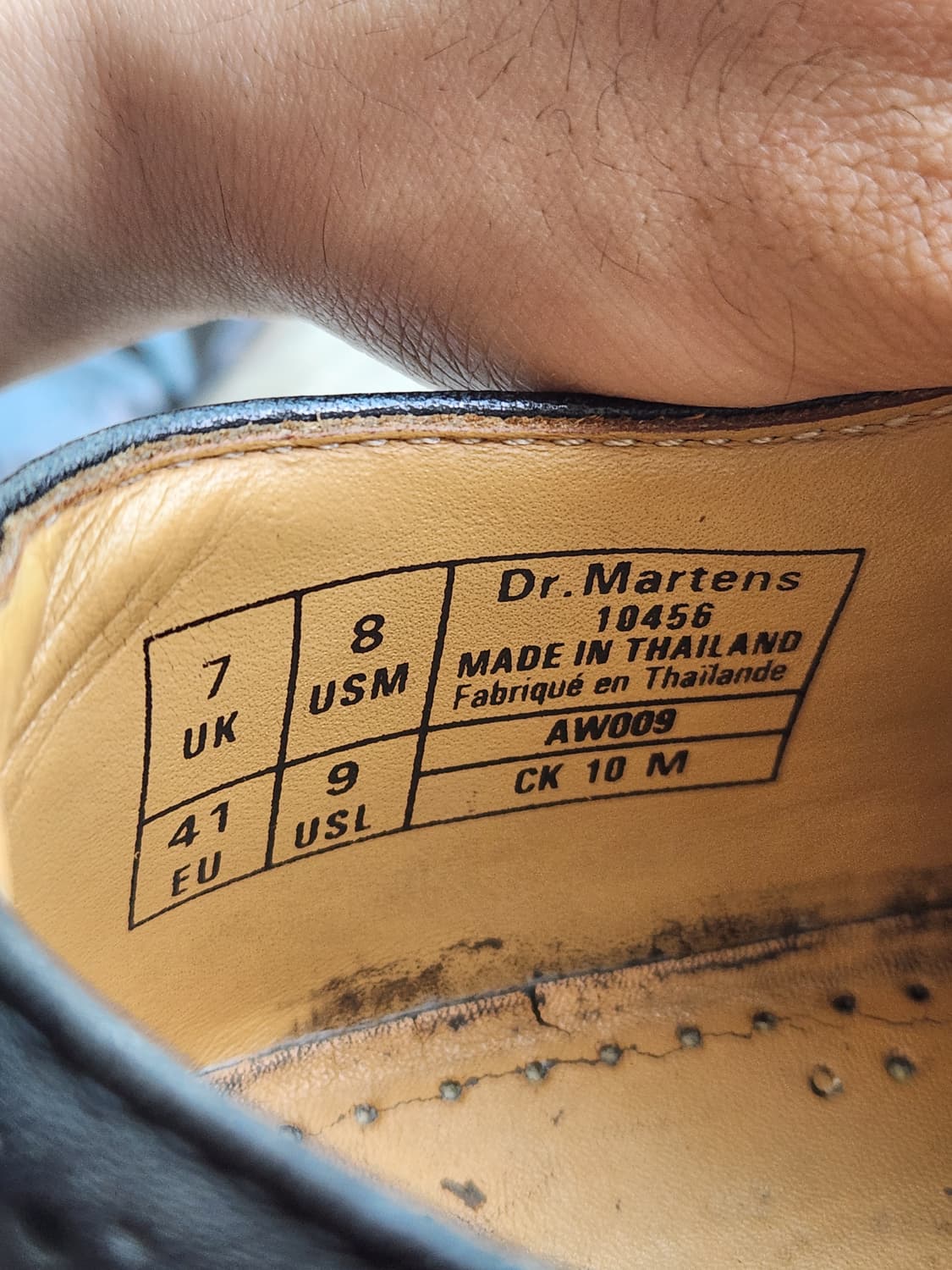 닥터마틴 윙팁 브로그 슈즈 (260) 상품이미지8