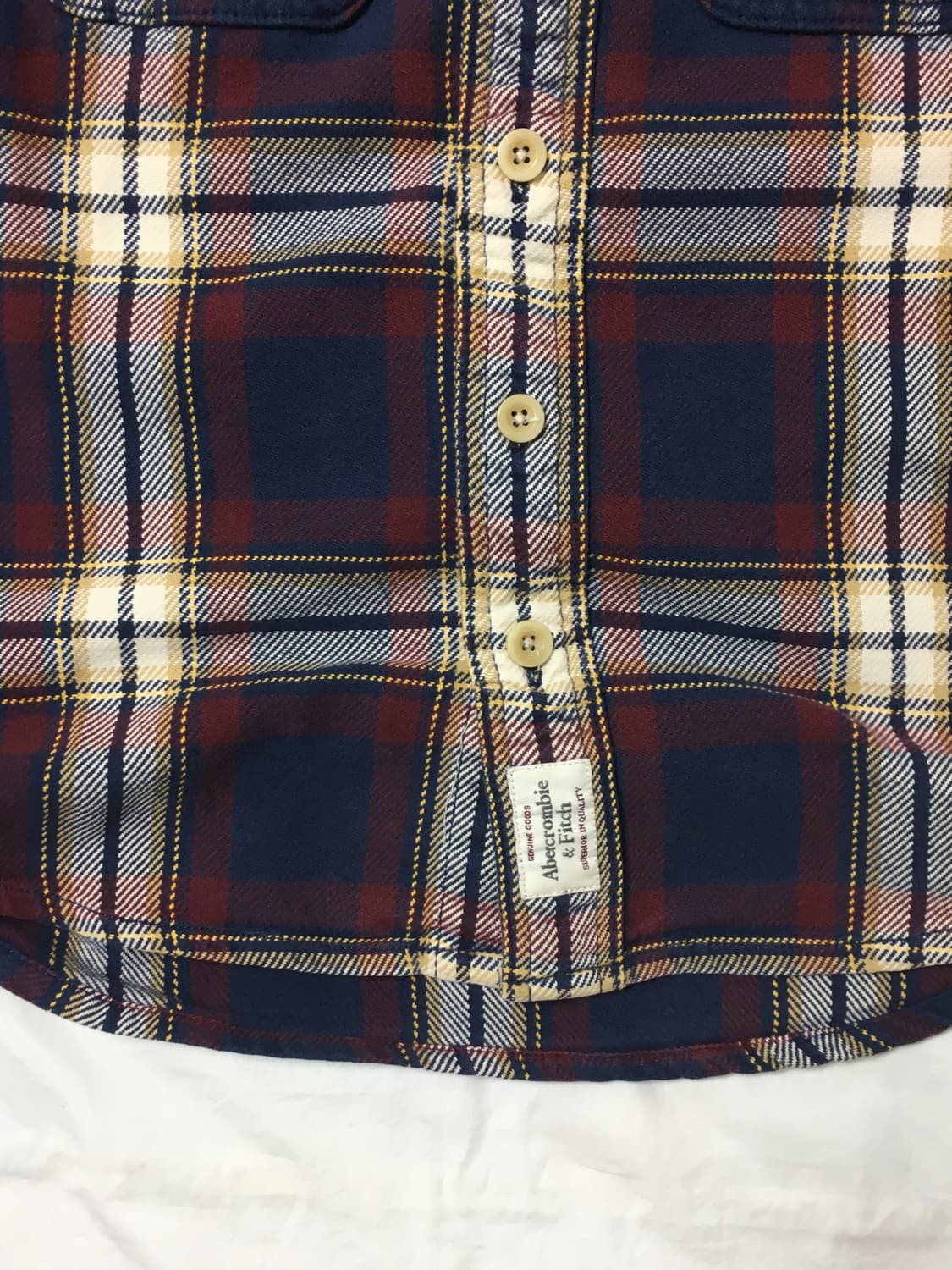 아베크롬비 Abercrombie 체크 남방 상품이미지2