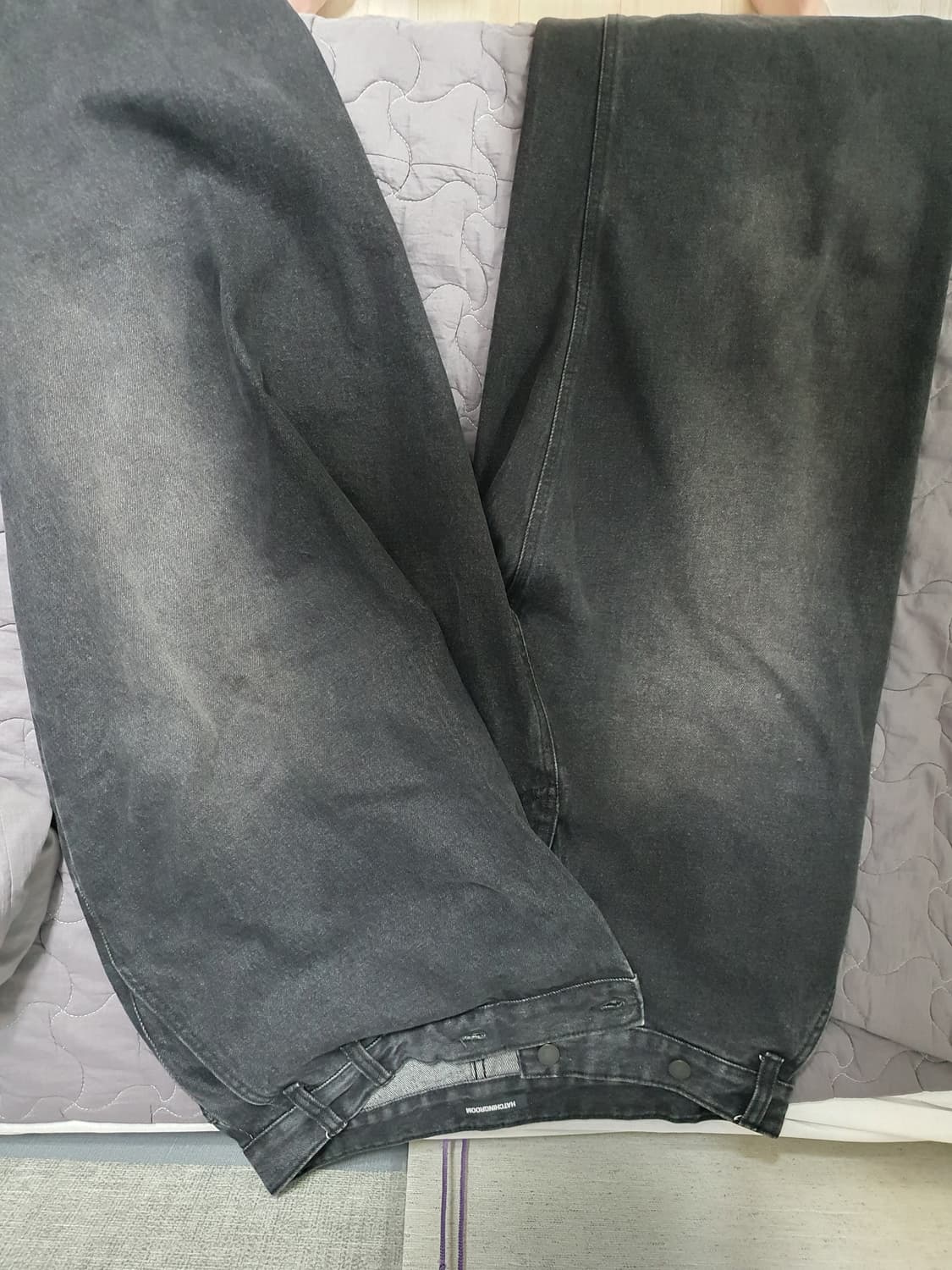 해칭룸 wrap jeans black 판매합니다 상품이미지4