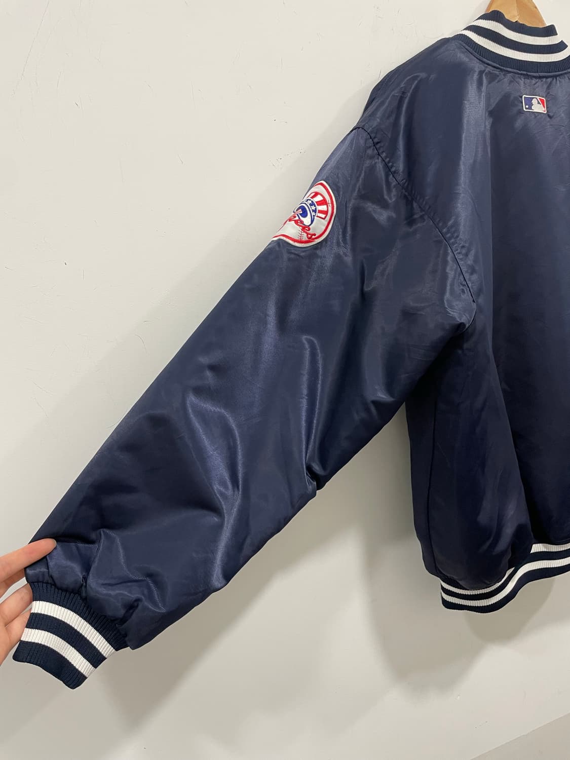 90-00s Majestic 마제스틱 뉴욕 양키스 스타디움 바시티자켓 상품이미지9