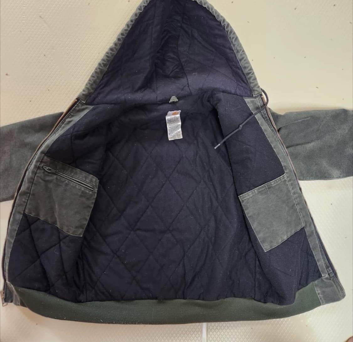 칼하트 액티브 자켓 WJ130 모스그린 상품이미지2