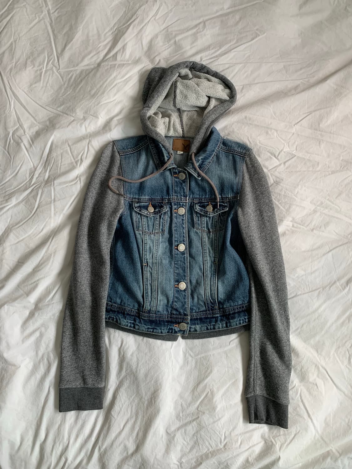 AMERICAN EAGLE 후디 레이어드 청자켓 상품이미지1