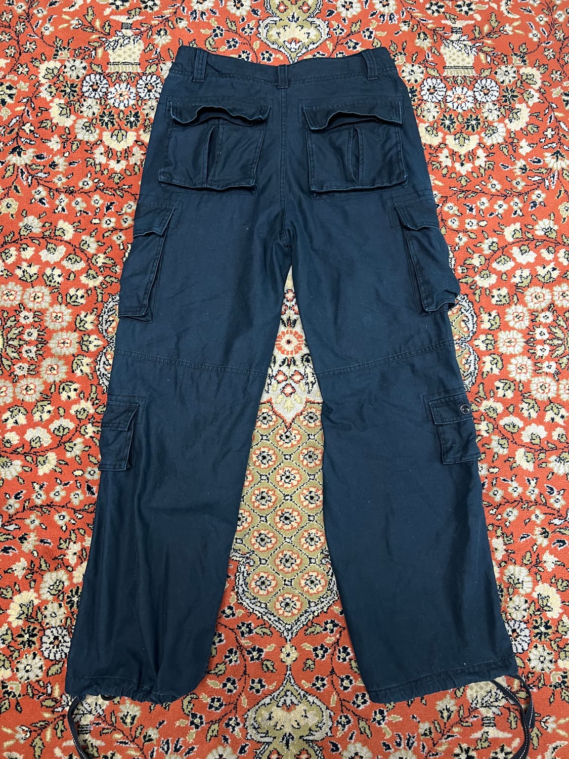 [M] 아리조나 빈티지 워시드블랙 멀티 카고팬츠 상품이미지2