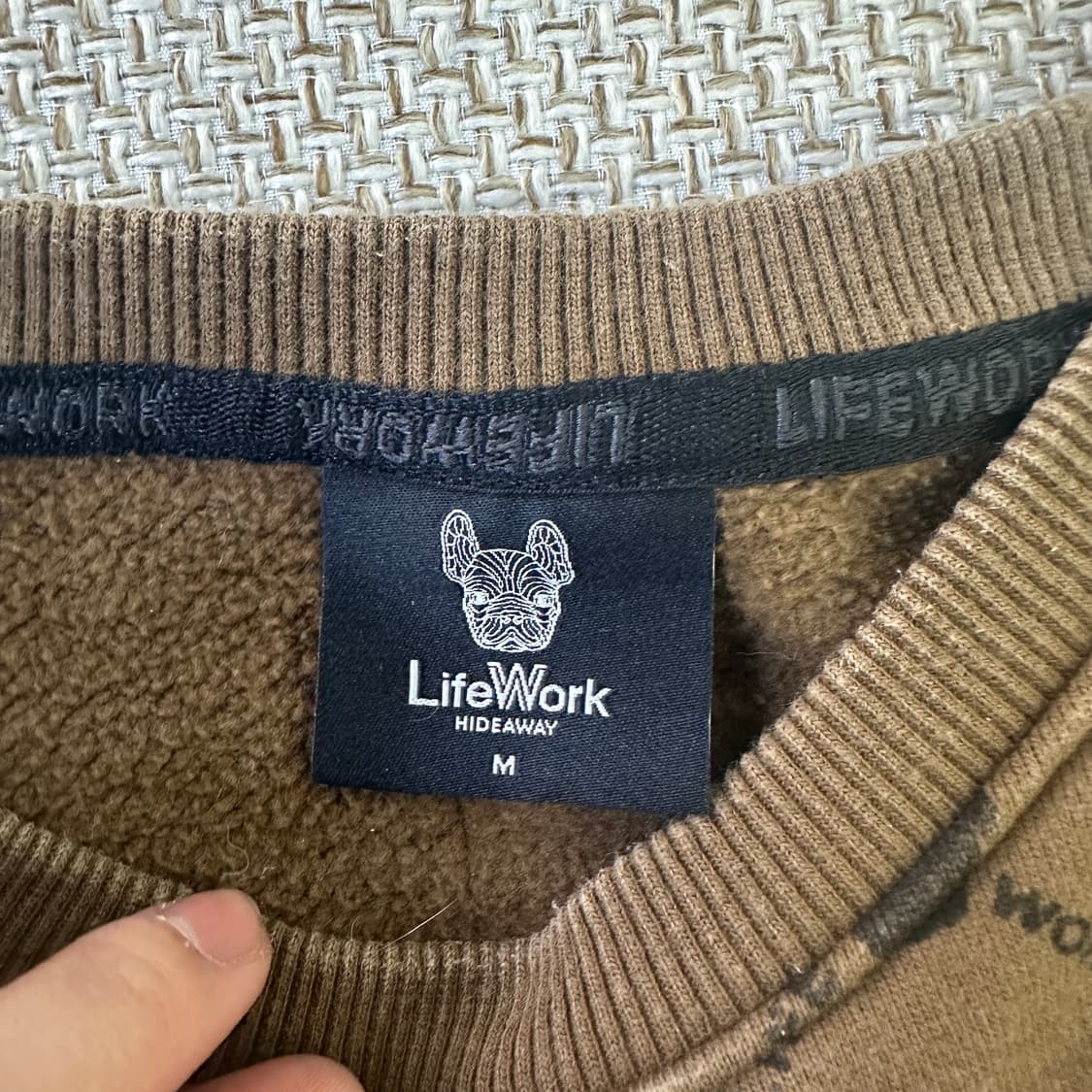 M 라이프워크 라도그램 맨투맨 0406D 상품이미지2