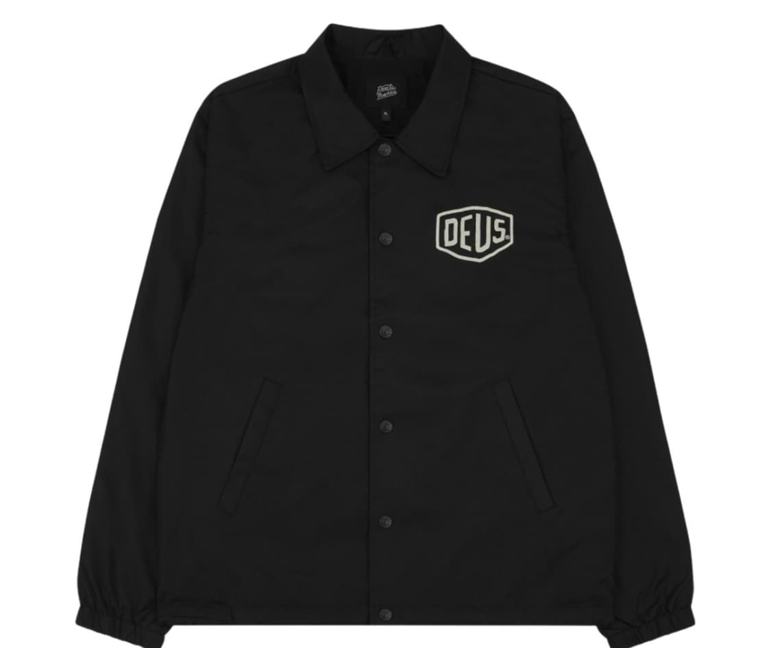 데우스 엑스 마키나 도쿄 아사쿠사 어드레스 코치 자켓 블랙 상품이미지1