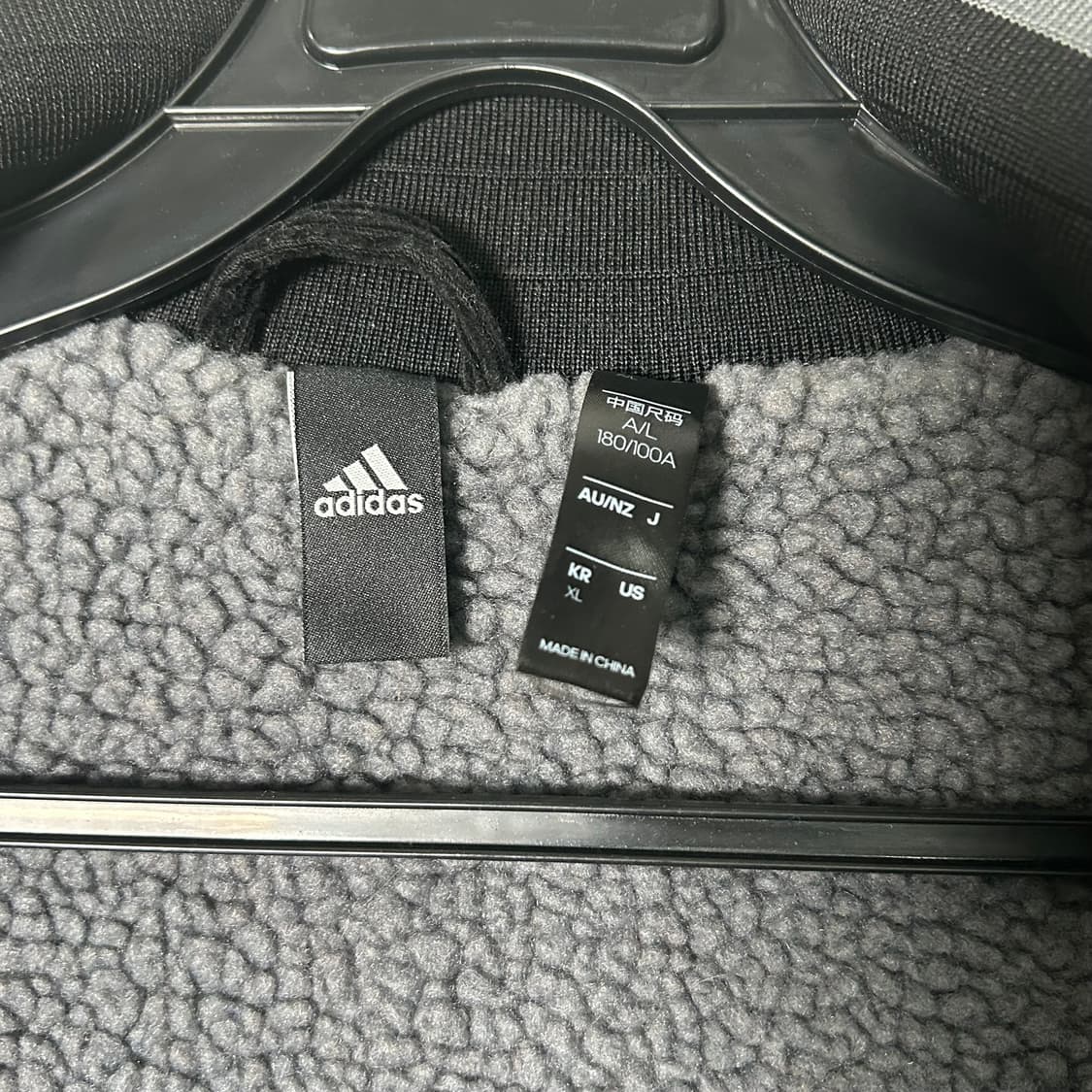 (L) 아디다스 코듀로이 블랙 점퍼 상품이미지7