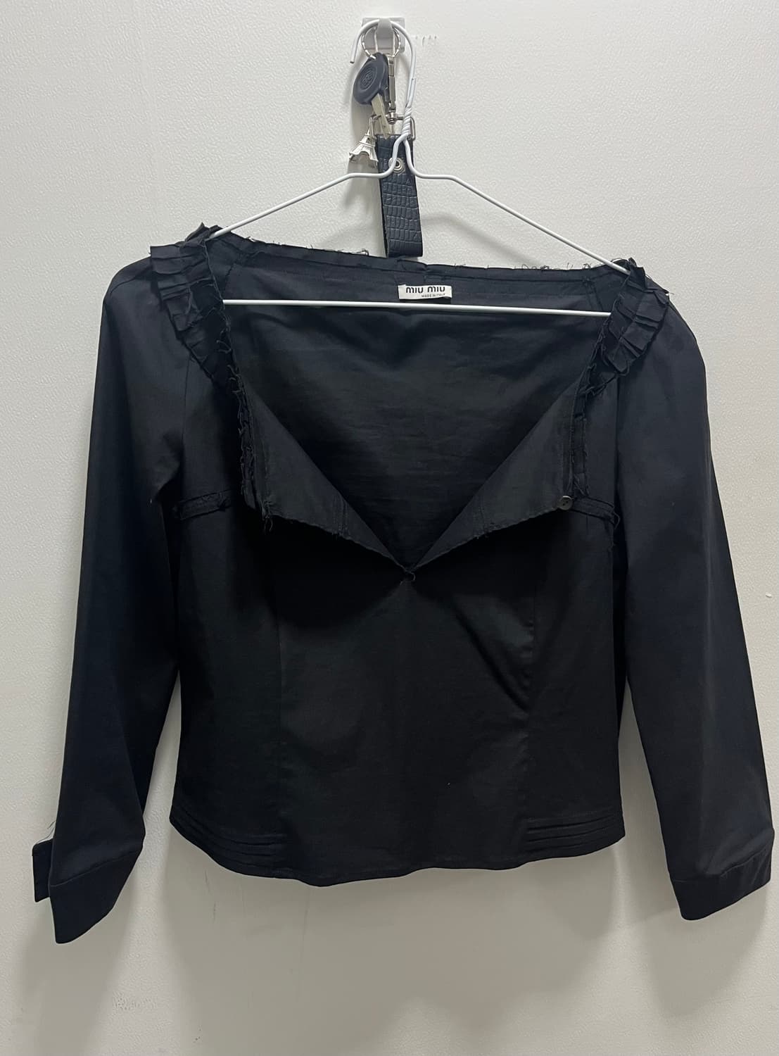 miumiu 프릴 블라우스 상품이미지2