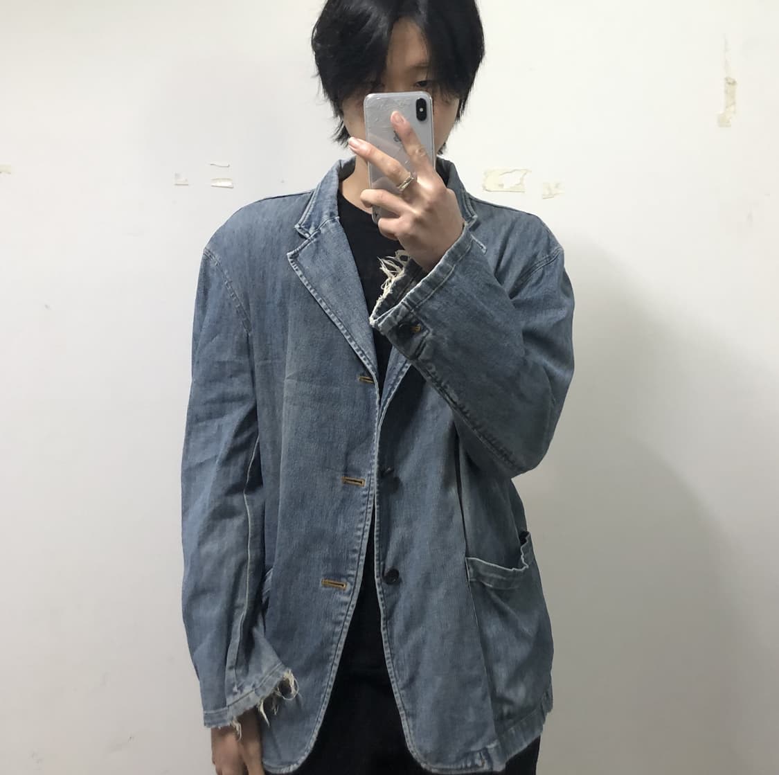 토네이도 마트 빈티지 페이딩 커버올 데님 자켓  상품이미지3