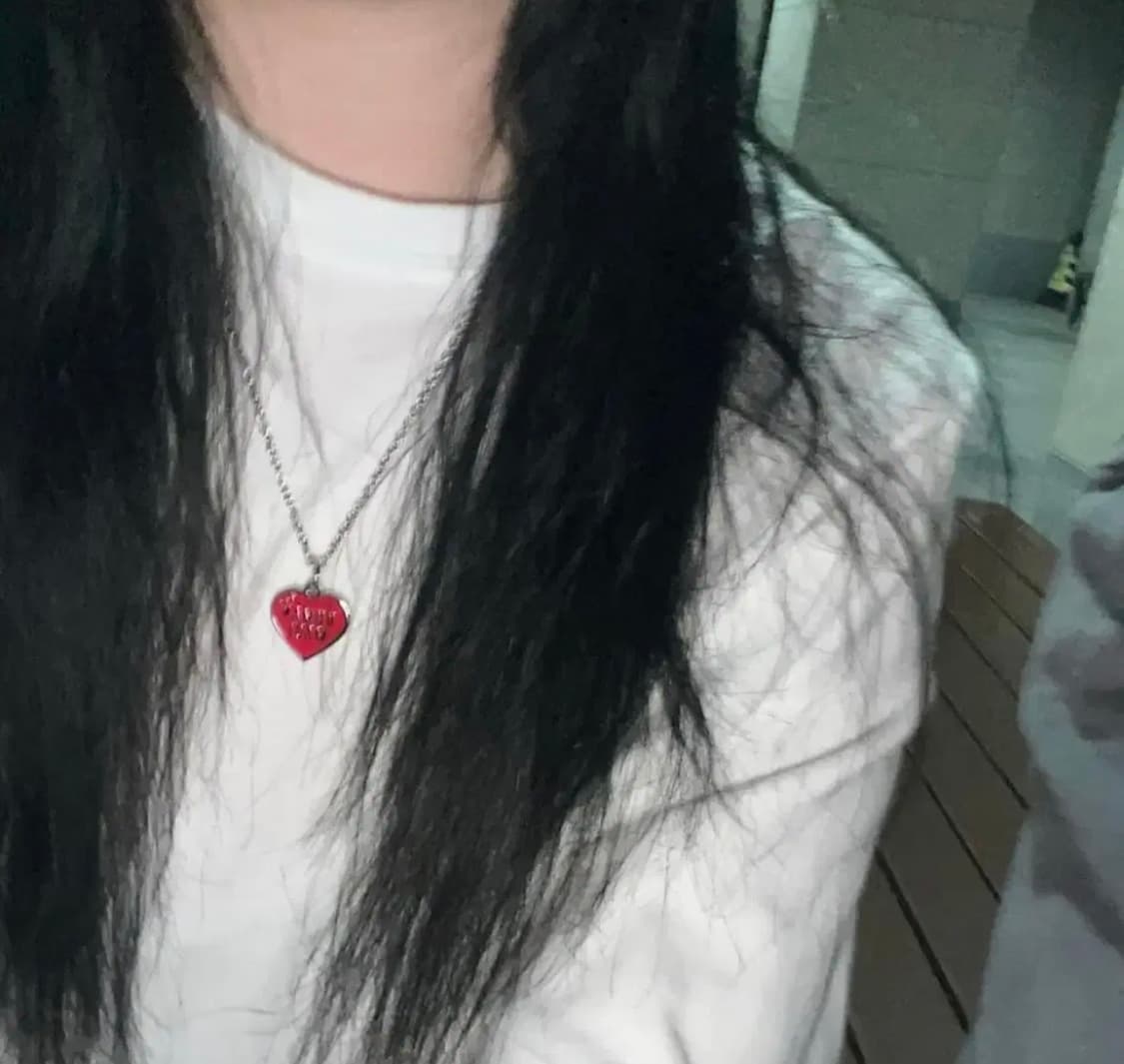 휴먼메이드 키링 하트 목걸이 (5컬러) 🌈 상품이미지5