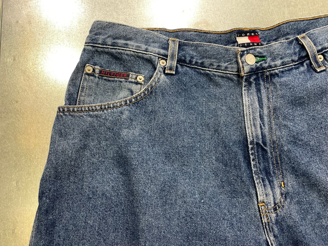 (38) 00s 올드스쿨 Tommy 타미힐피거 진스 데님 반바지 쇼츠 상품이미지8