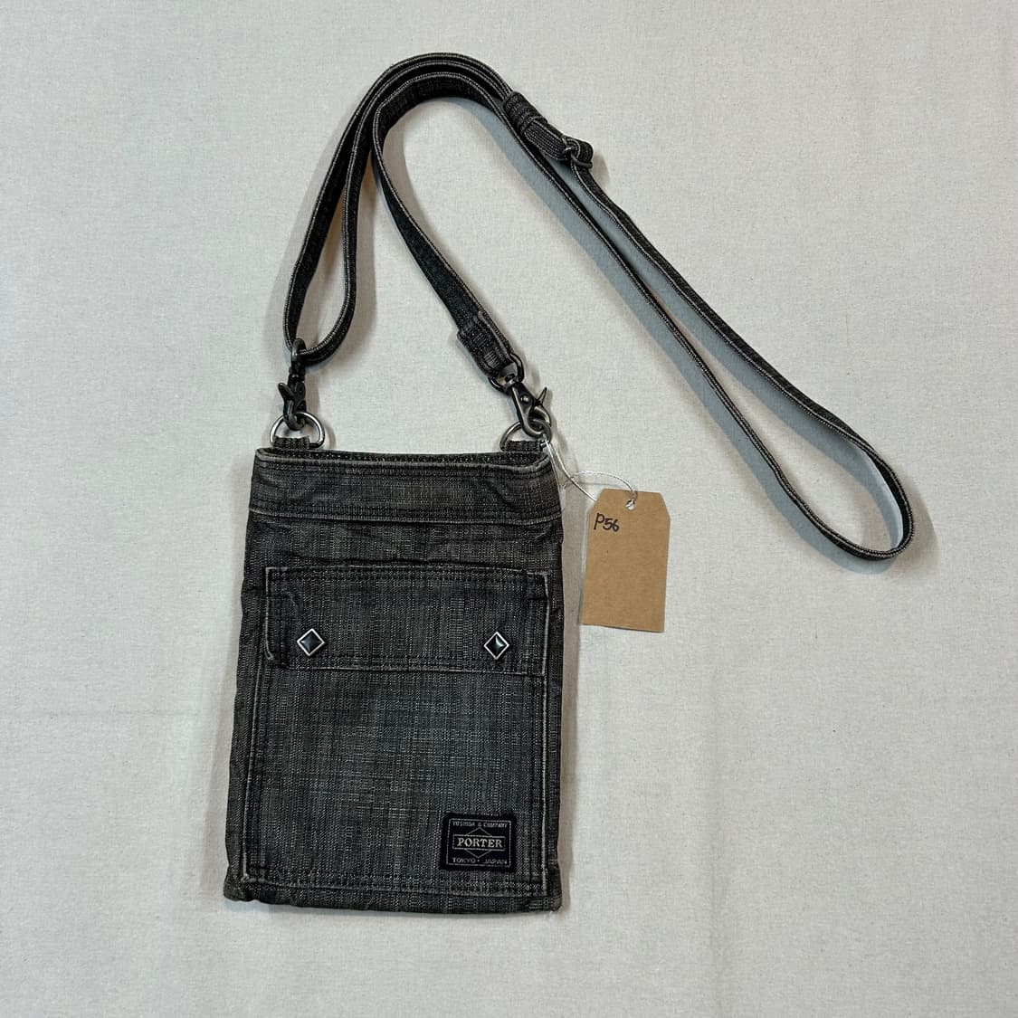 요시다 포터 온스 코튼 데님 크로스백 숄더백 P56 상품이미지1