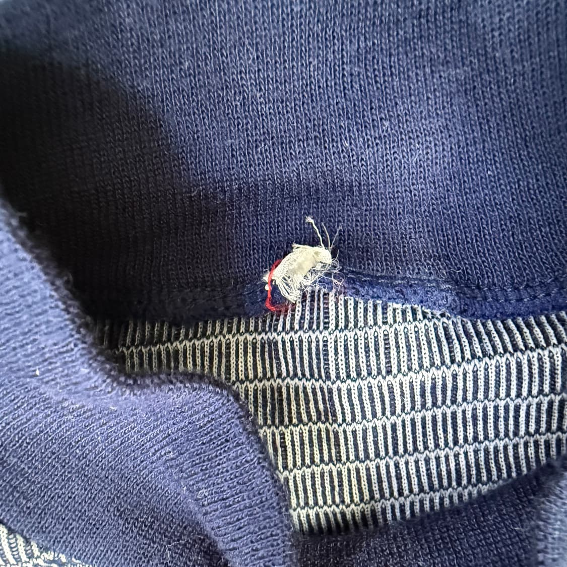 실측확인 빈티지 반목 니트 티셔츠  상품이미지3