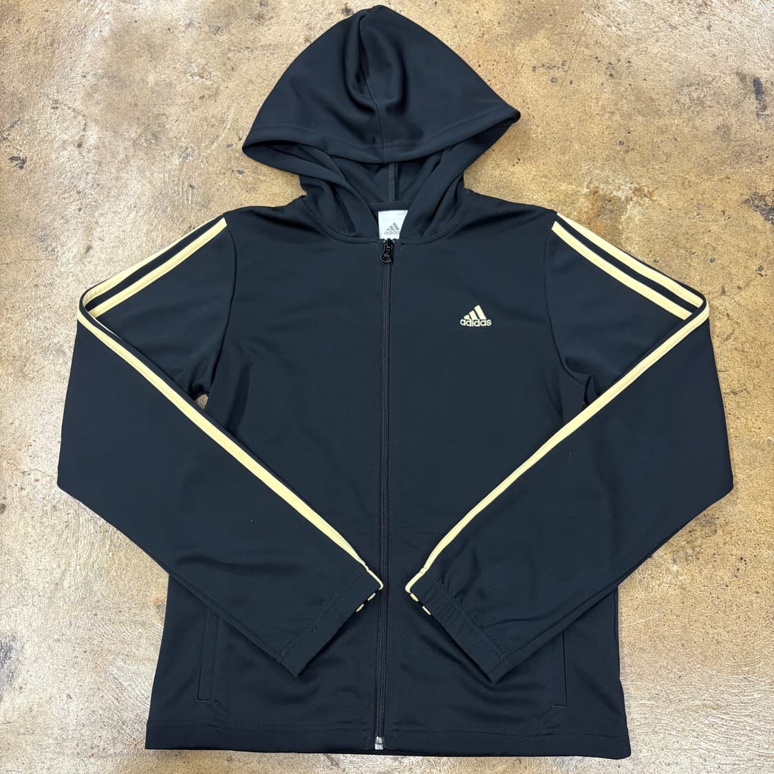 [정품/95] 아디다스 져지 후드 집업 블랙 b18 상품이미지2