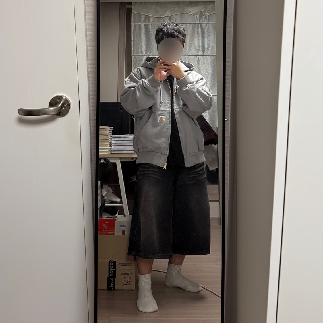 (택만뗀새상품)[L]칼하트wip J130 액티브 자켓 요세미티 린스드 상품이미지2