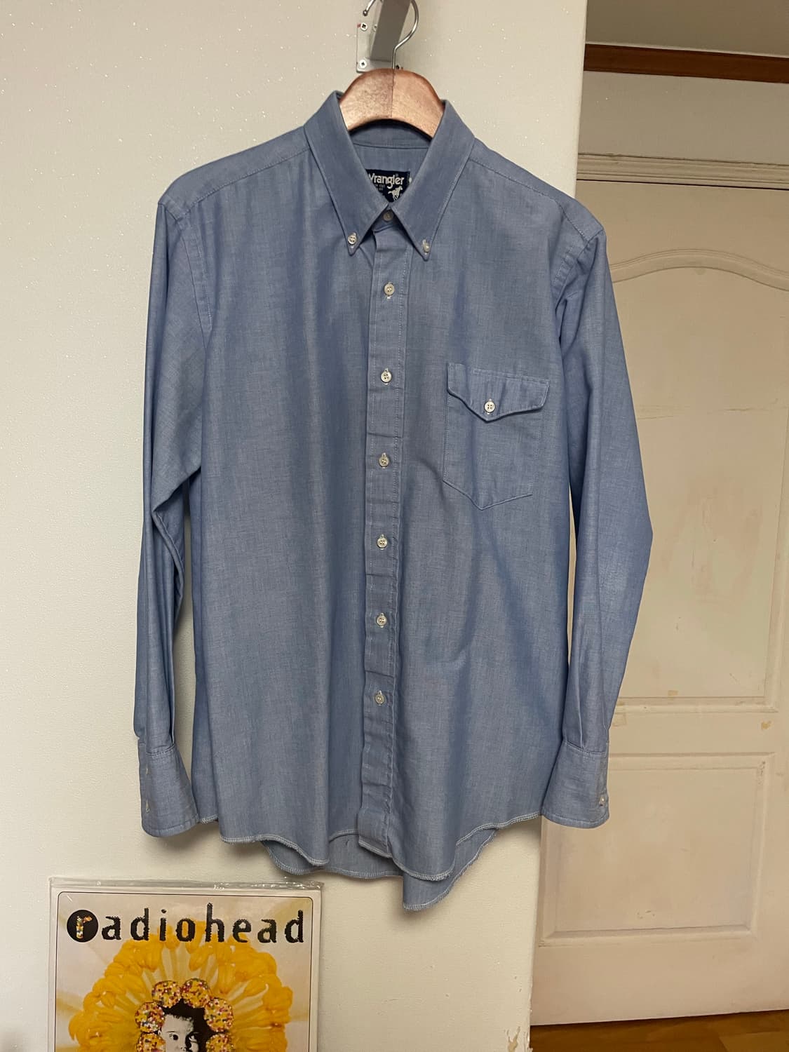 70s 빈티지 랭글러 웨스턴셔츠 made in usa 상품이미지1