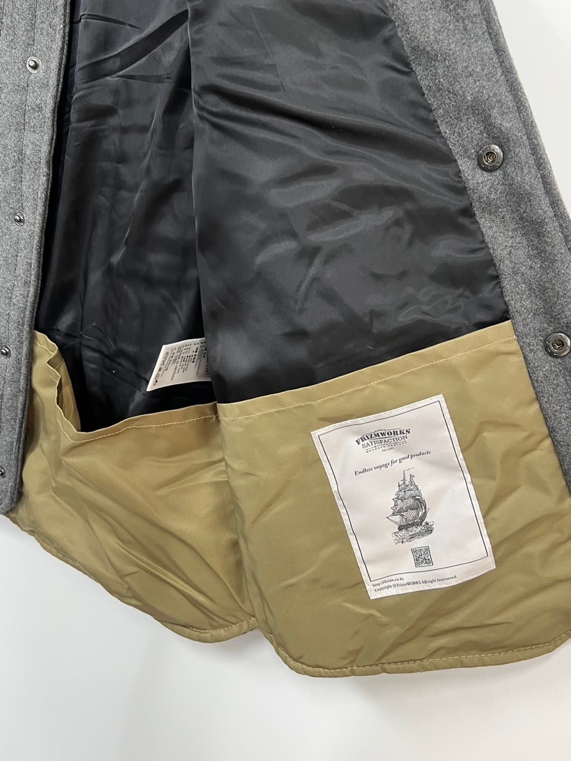 프리즘웍스 글래드 퀼팅 울 베스트 조끼 상품이미지5