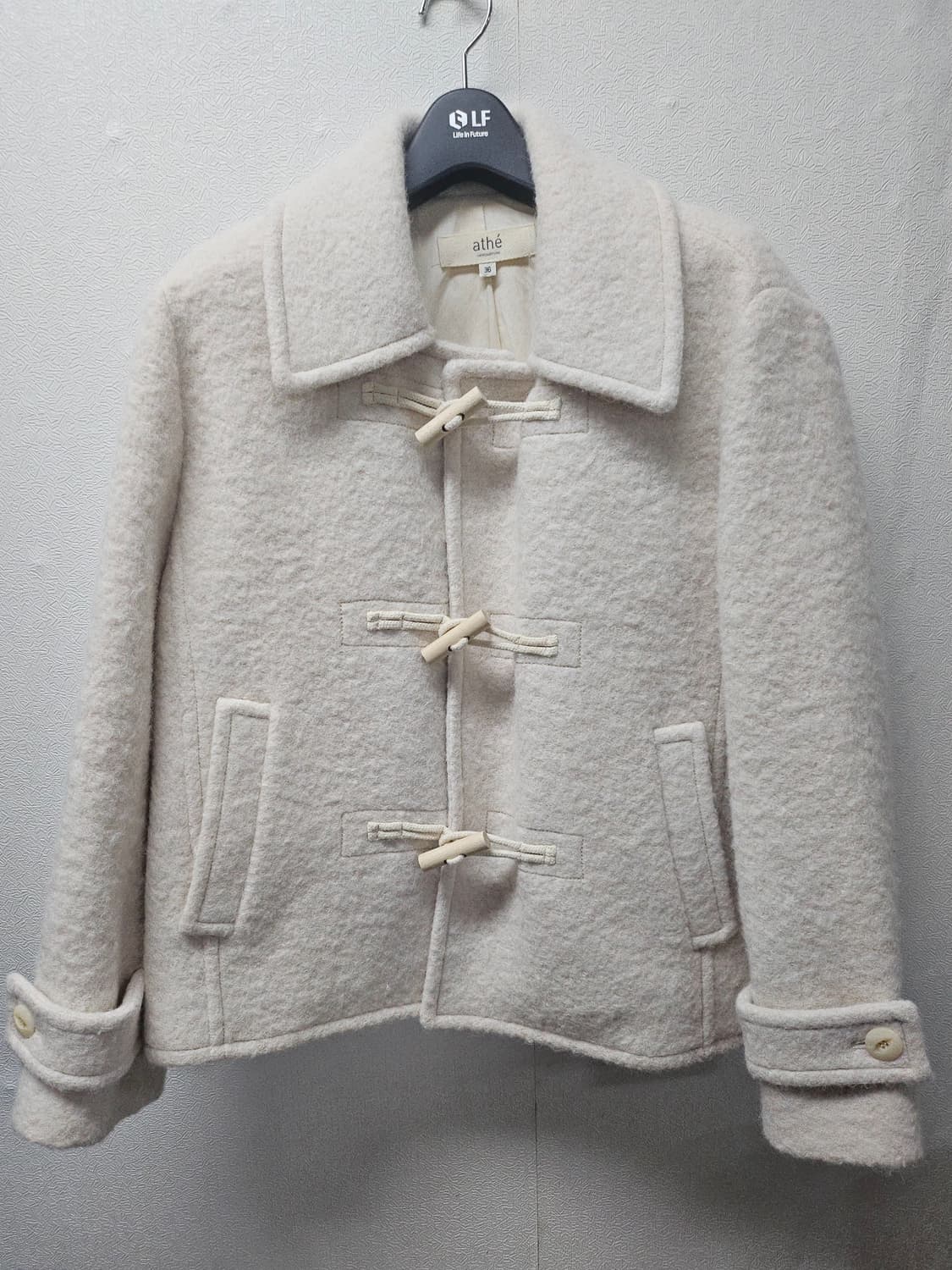 아떼 바네사브루르노 떡볶이 코트 아이보리 36 상품이미지1