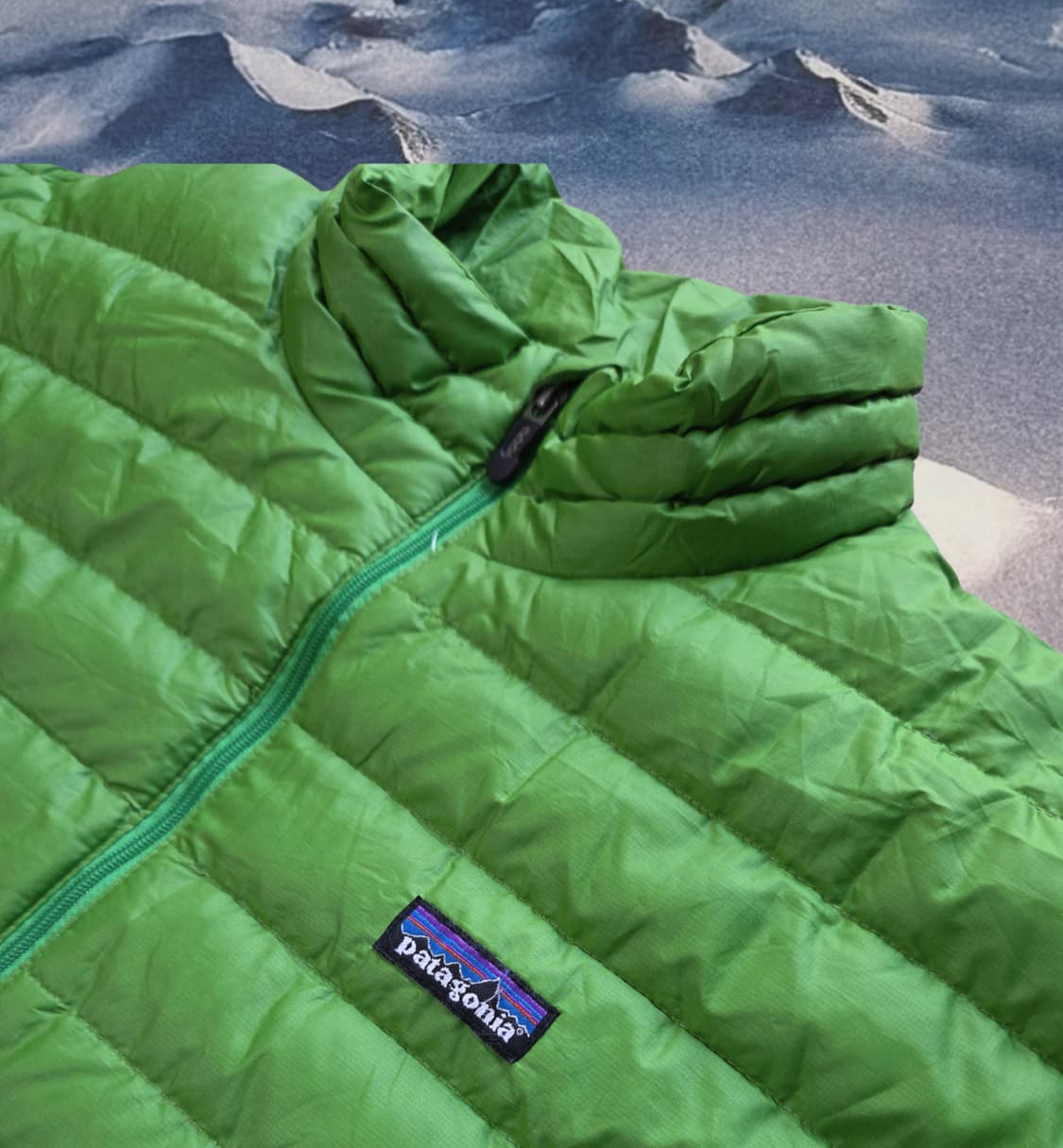 (L)파타고니아 라임 다운스웨터 패딩 자켓 상품이미지2