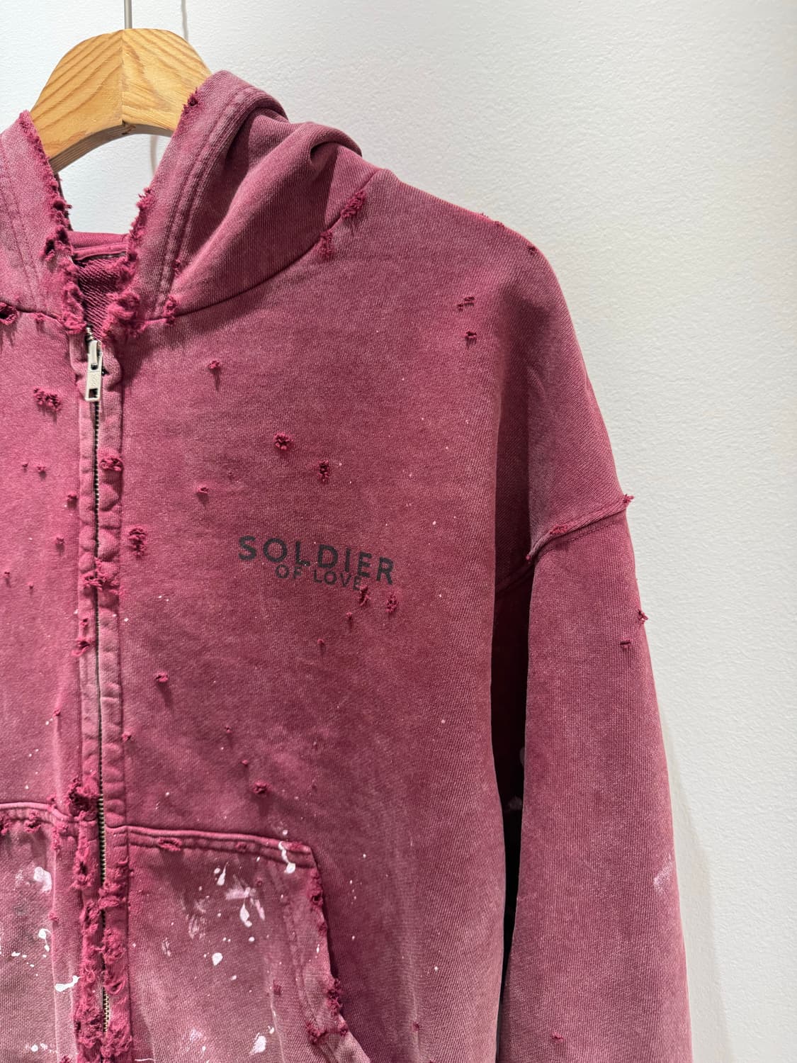 빈티지 크롭 후드집업(여성) 상품이미지5