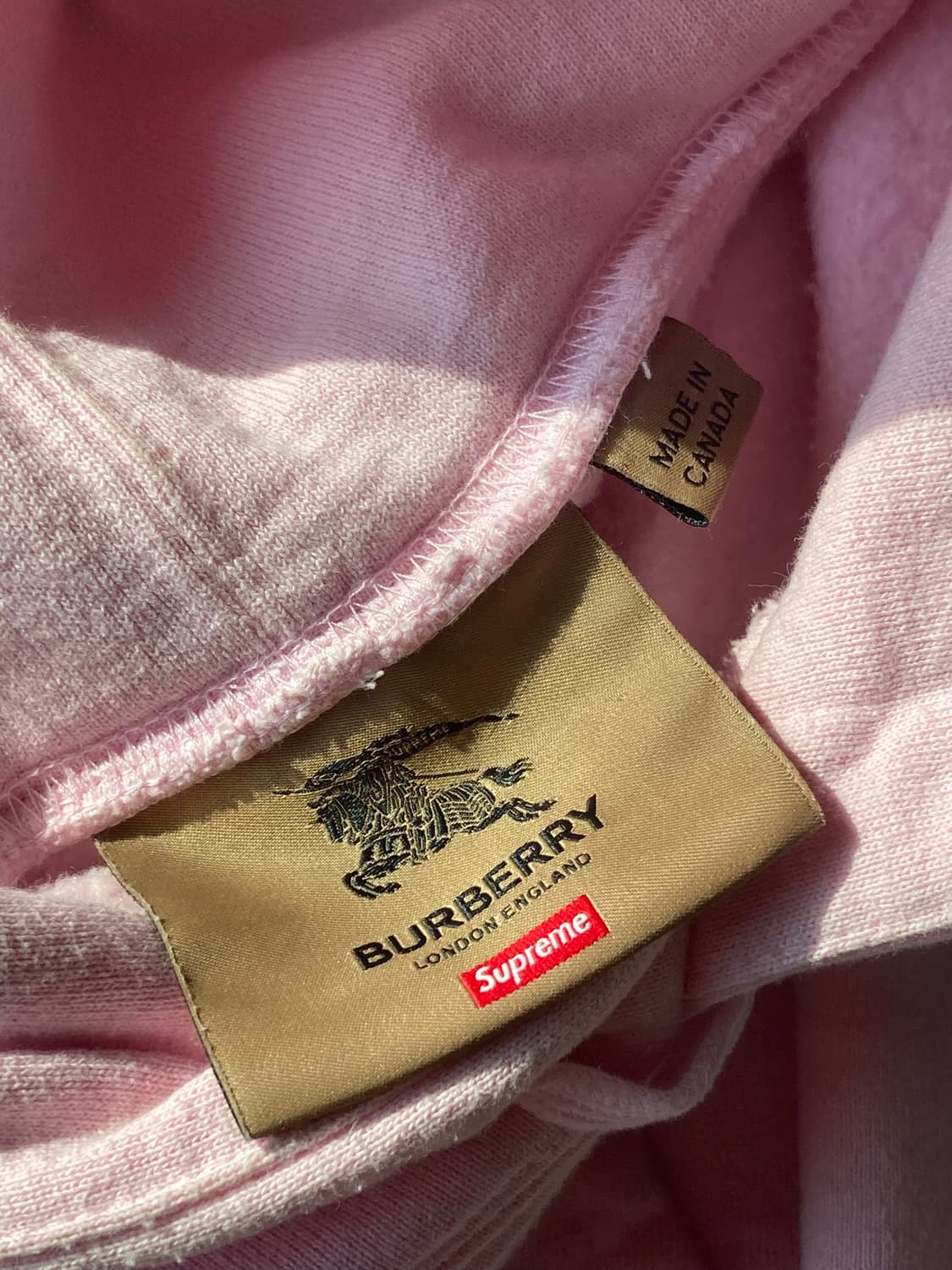 슈프림 x 버버리 후드티 (XL) 상품이미지6