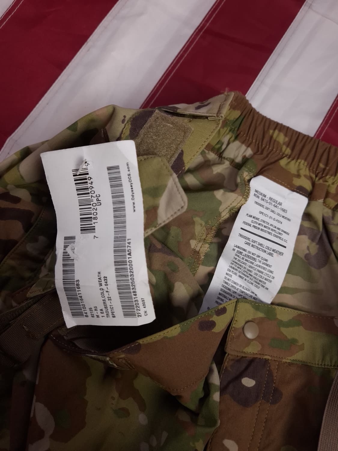 택새제품 오리지날 OCP 미육군 소프트쉘 트라우저 상품이미지3