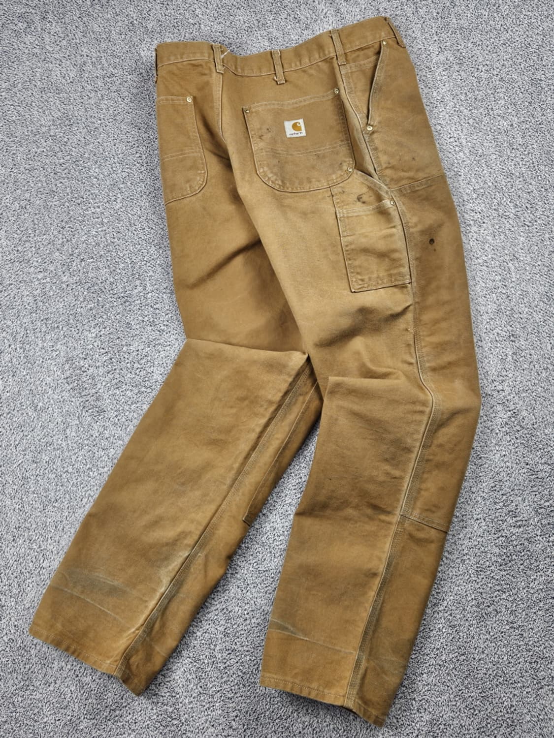 USA 칼하트 덕 캔버스 더블니 카펜터 워크 팬츠(36X34)/10416 상품이미지3