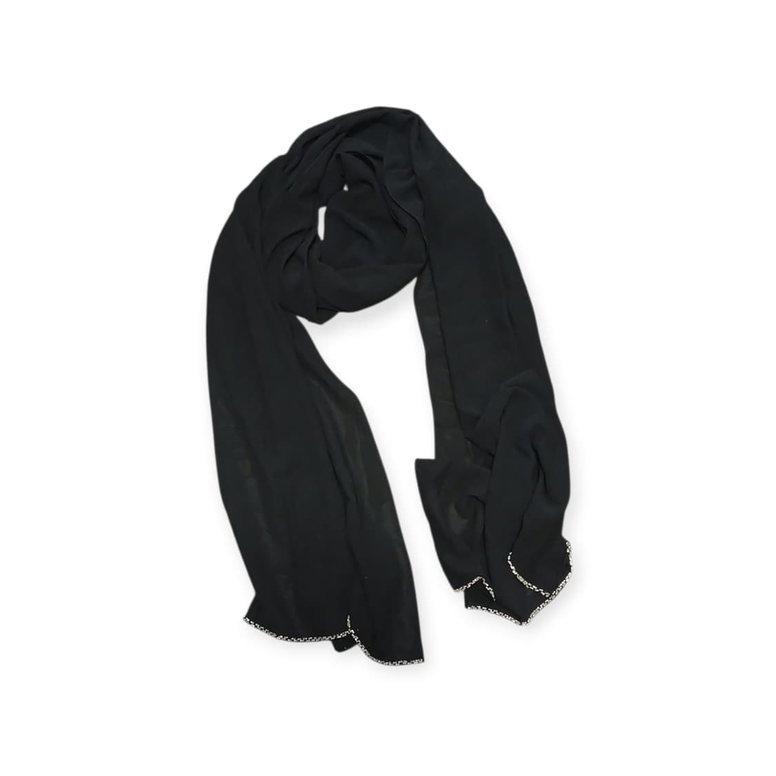 갸루 쥬얼리 블랙 스카프 상품이미지1