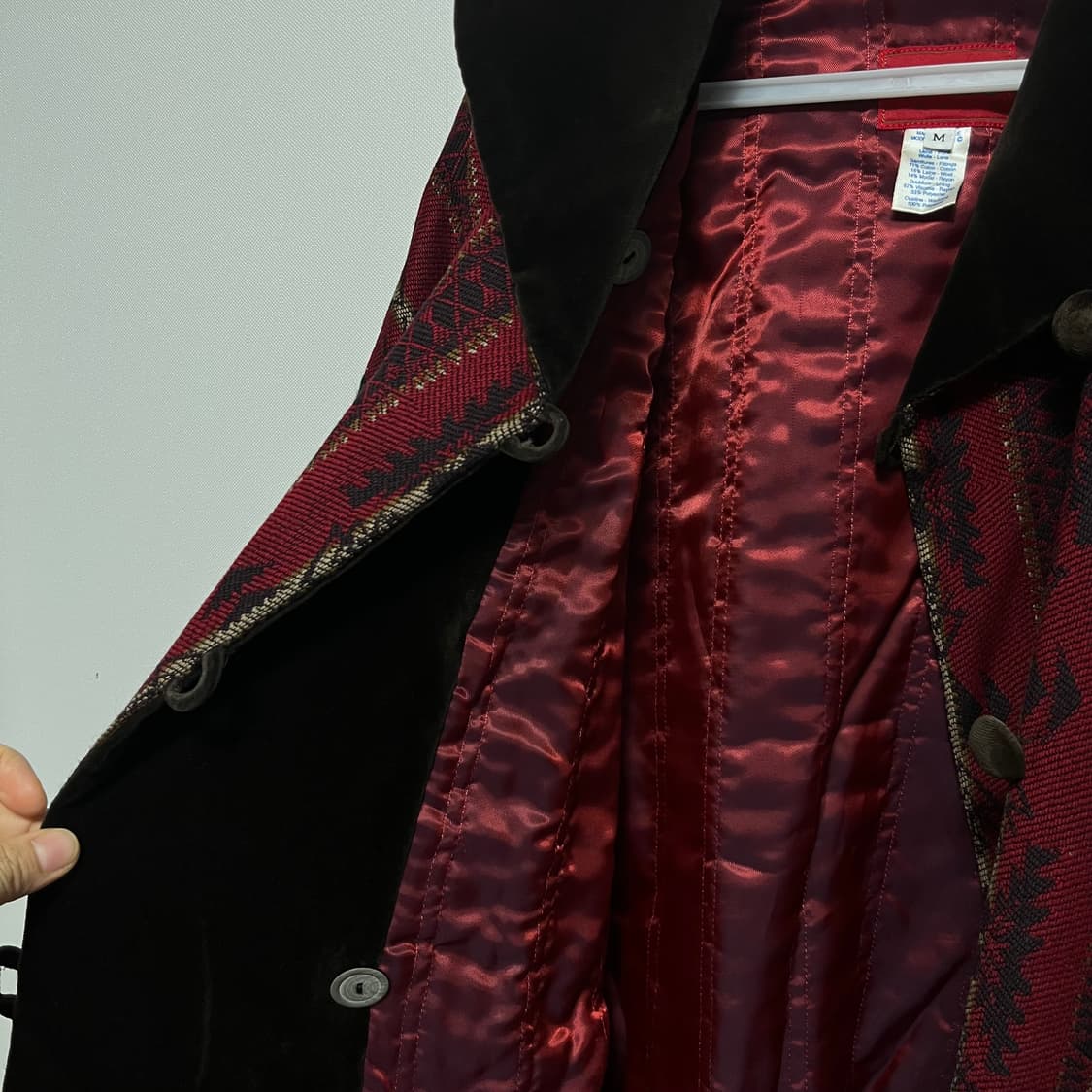 겐조 빈티지 벨벳 코트 자켓  상품이미지3