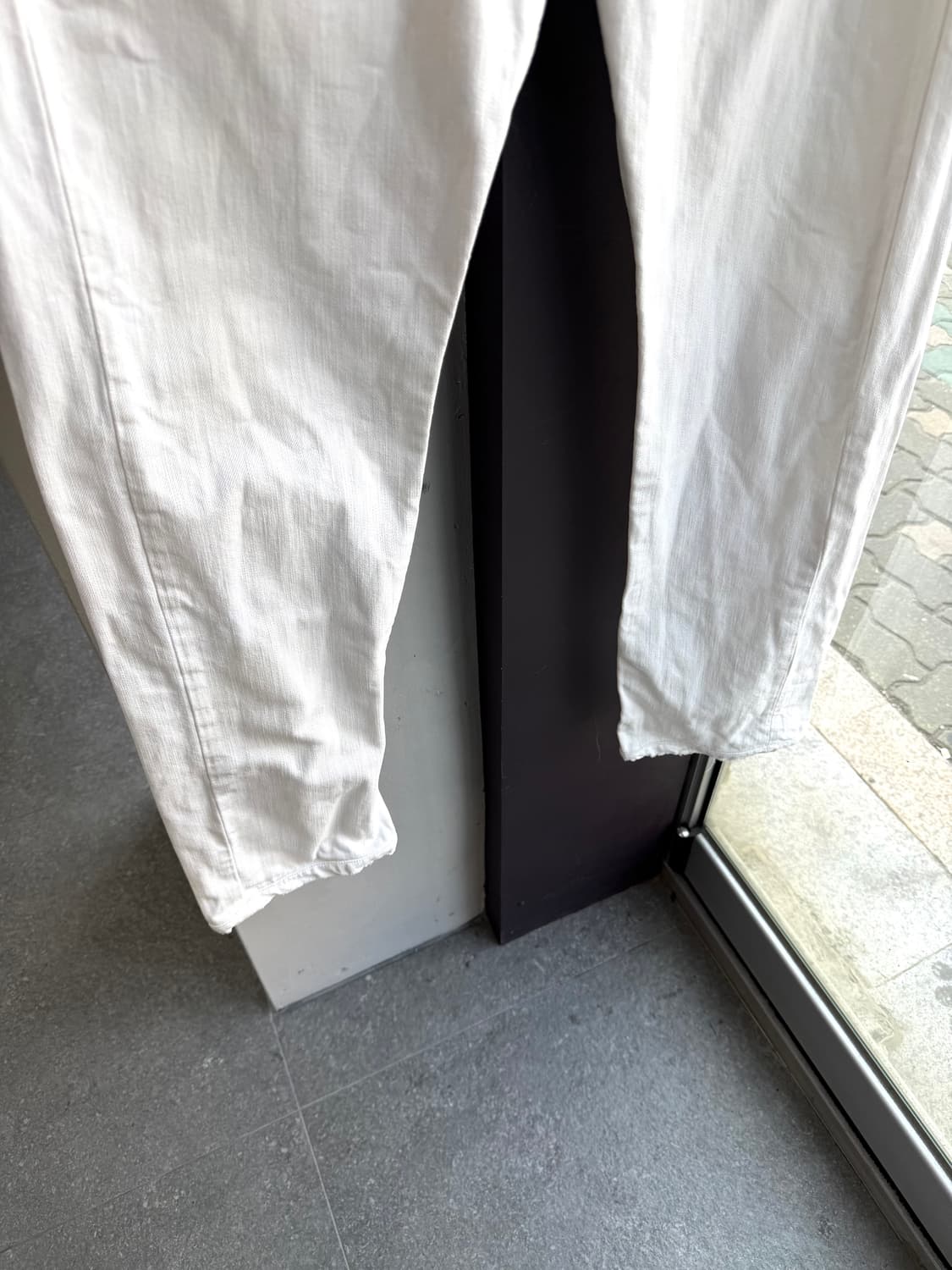 33~34/ 스톤아일랜드 00AW 디스 화이트 데님팬츠 상품이미지4