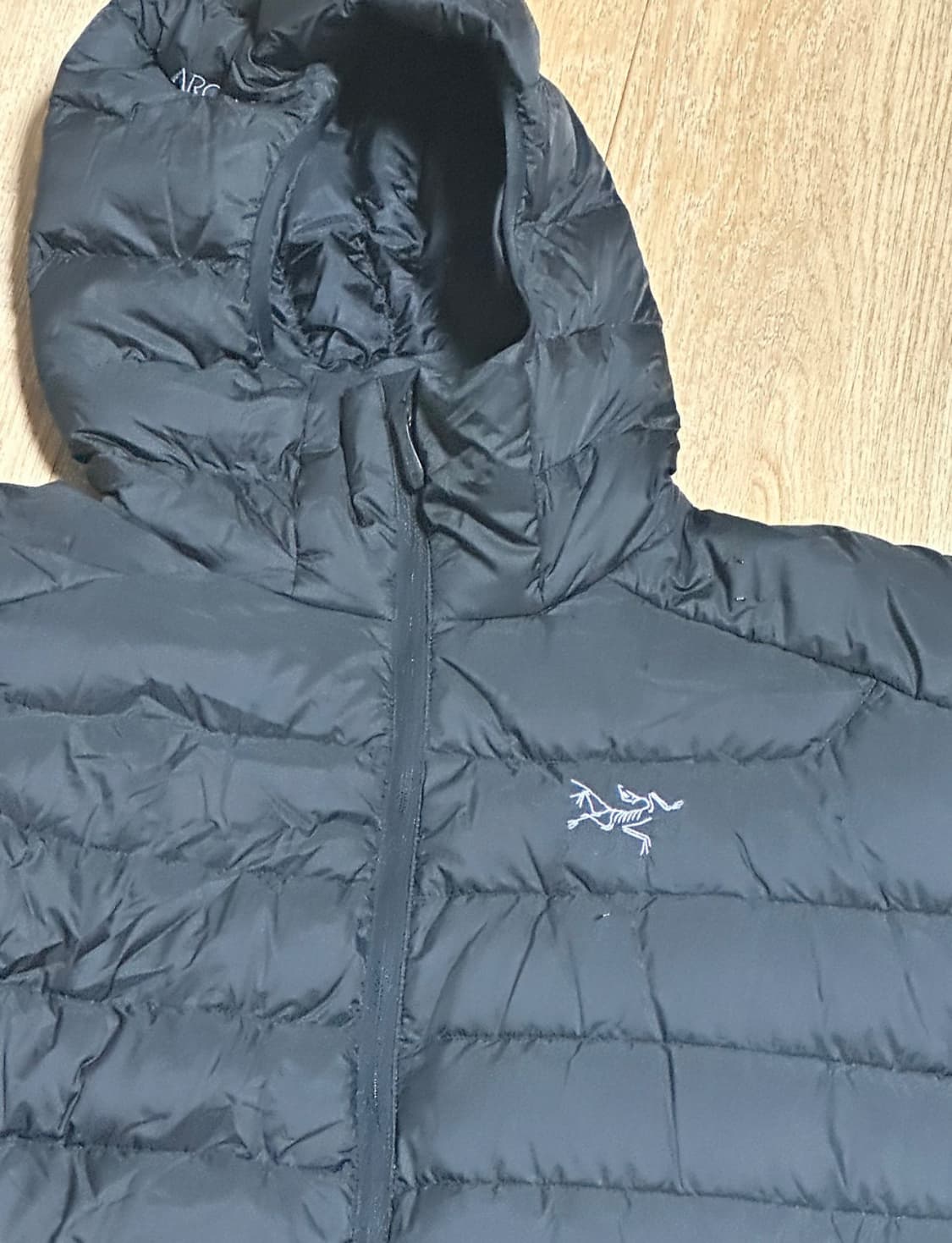 아크테릭스 세륨후디 블랙 M size 새상품 상품이미지1