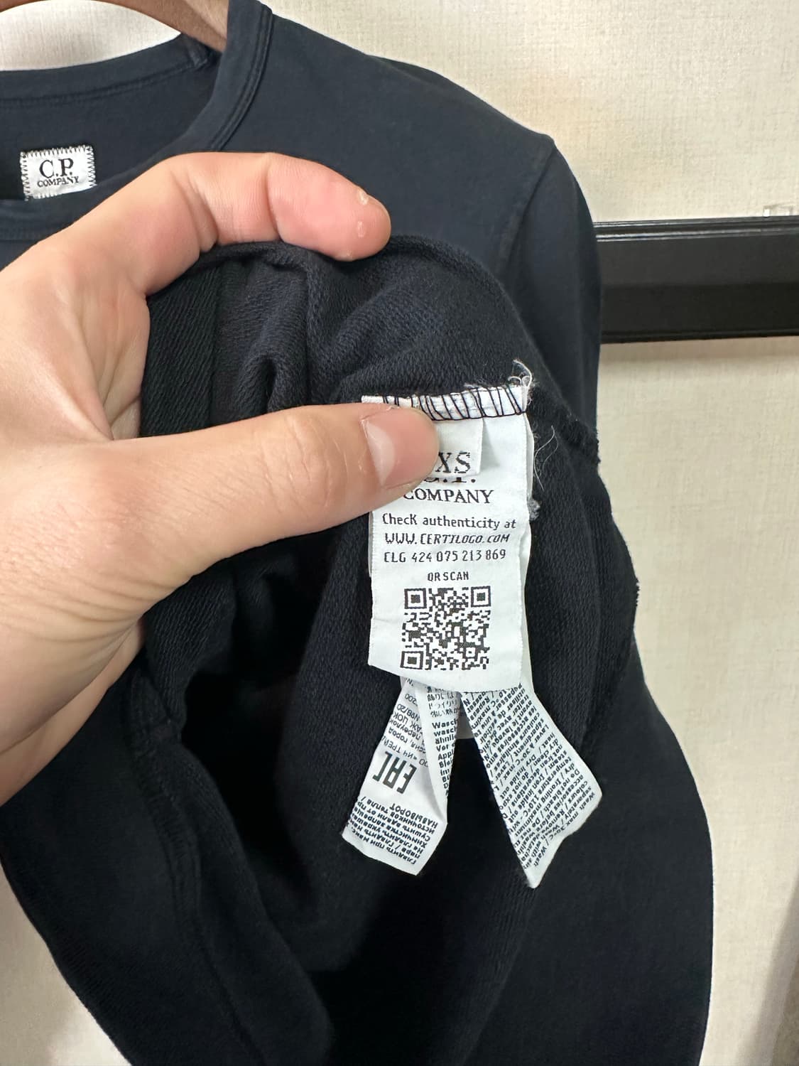 씨피컴퍼니 맨투맨 xs(90-95) 상품이미지4